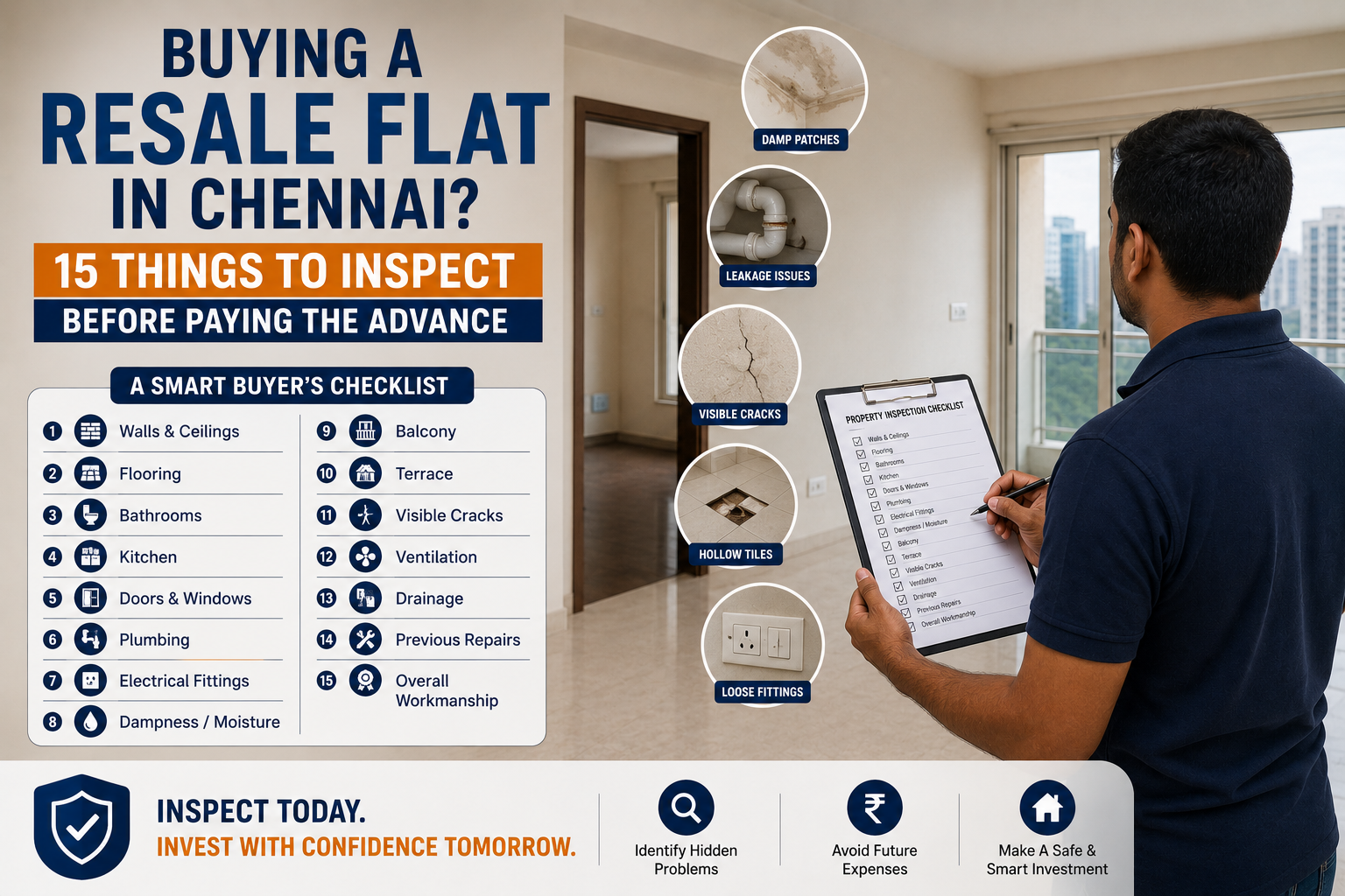 Buying a Resale Flat in Chennai? 15 Things to Inspect Before Paying the Advance